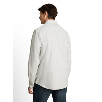 Tom Tailor Shirt Structured White Green